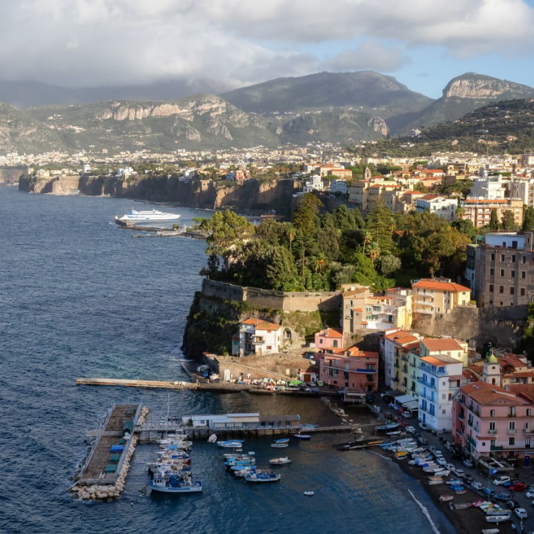 Vista panoramica di Sorrento